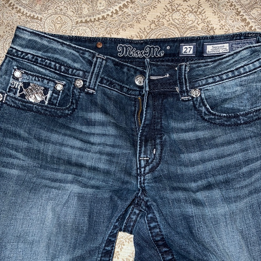 Miss me jeans boyfriend capri size 27